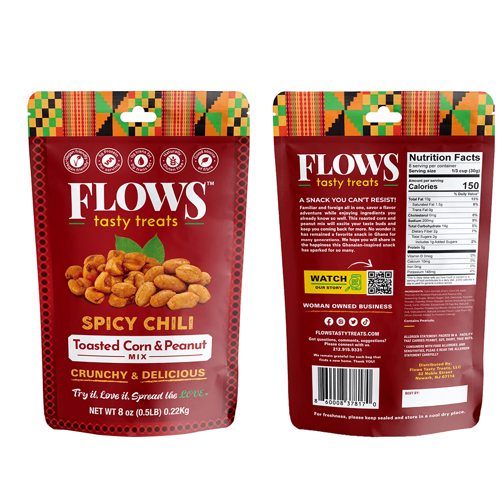 Toasted Corn and Peanut Mix Spicy Chili